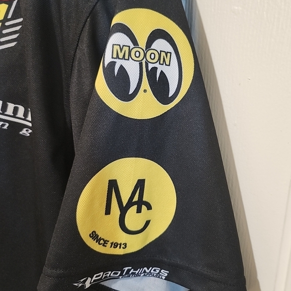 Pro Things Apparel Jim Dunn Racing NHRA Moon Eyes T Shirt Adult Size 2XL - Picture 5 of 10